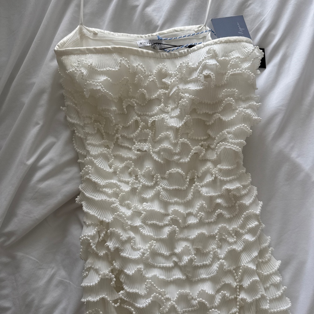 Gianni Bini x Venita Aspen Pearl Strapless Midi Dress — never worn